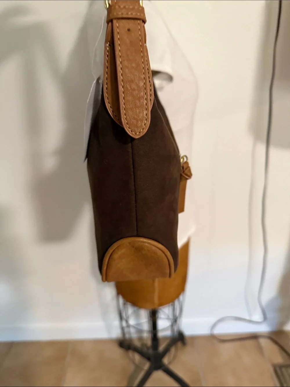 Multisac brown suede